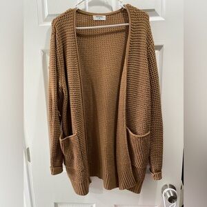 Brown cardigan